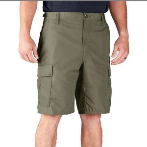 PROPPER Olive Green Men BDU Casual Shorts Zip SZ Small